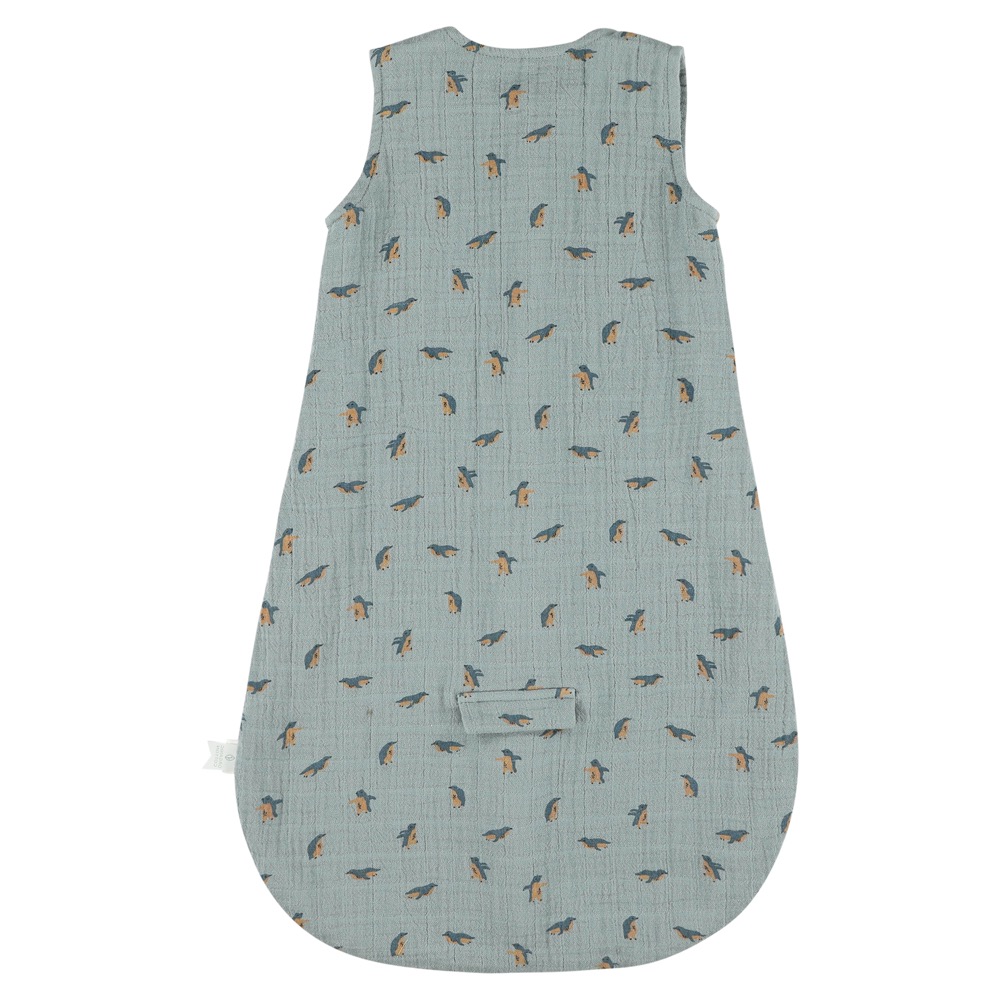 Muslin sleeping bag | 70cm - Peppy Penguins